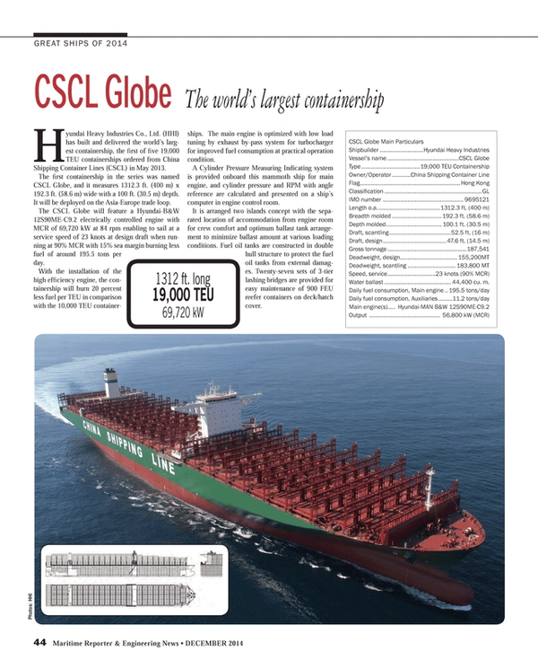 Maritime Reporter Magazine, page 44,  Dec 2014