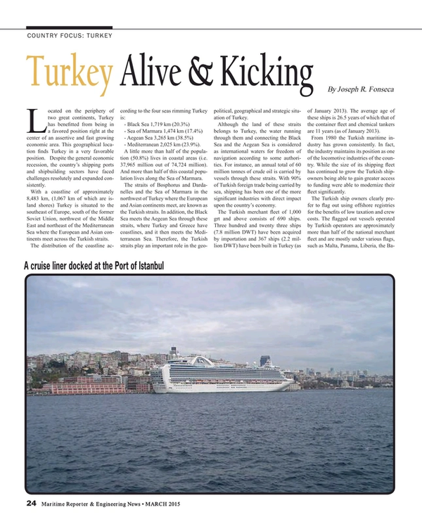 Maritime Reporter Magazine, page 24,  Mar 2015
