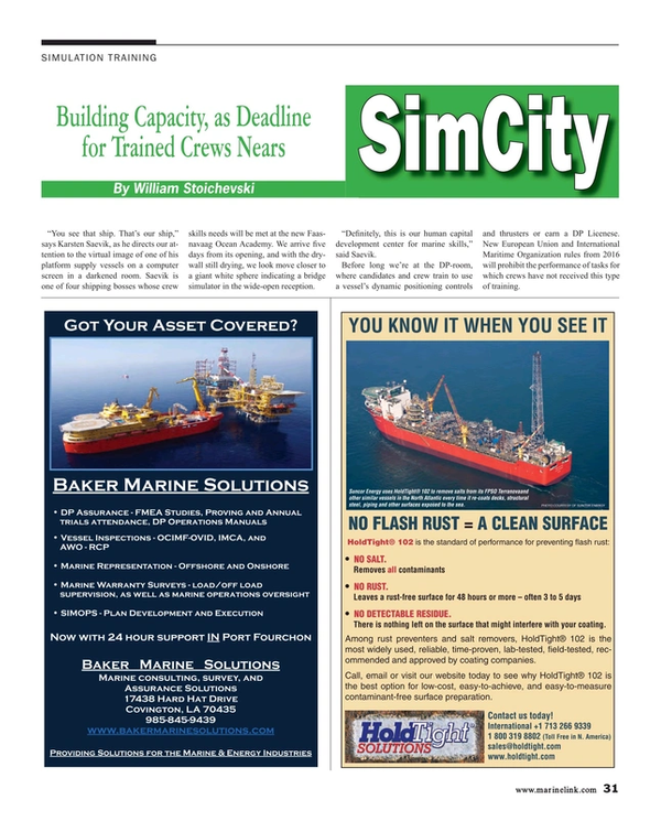 Maritime Reporter Magazine, page 31,  Mar 2015