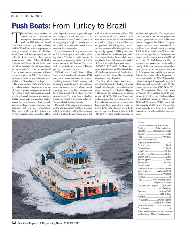 Maritime Reporter Magazine, page 62,  Mar 2015
