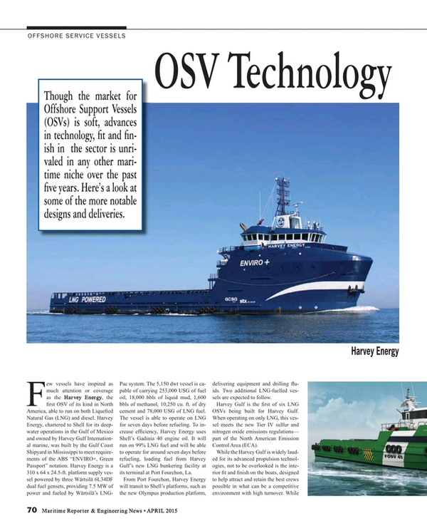 Maritime Reporter Magazine, page 70,  Apr 2015