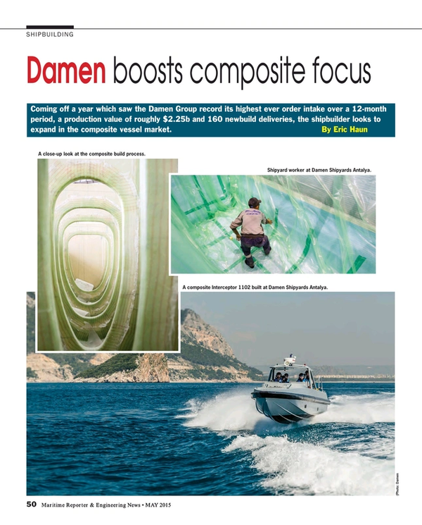 Maritime Reporter Magazine, page 50,  May 2015