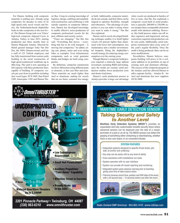 Maritime Reporter Magazine, page 51,  May 2015