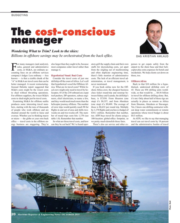 Maritime Reporter Magazine, page 20,  Oct 2015