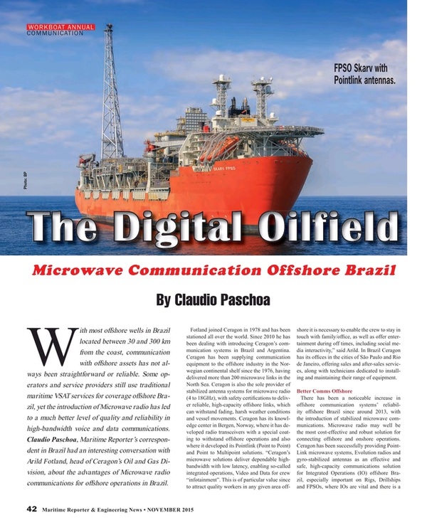 Maritime Reporter Magazine, page 42,  Nov 2015