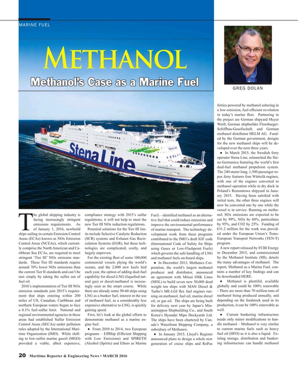 Maritime Reporter Magazine, page 20,  Mar 2016