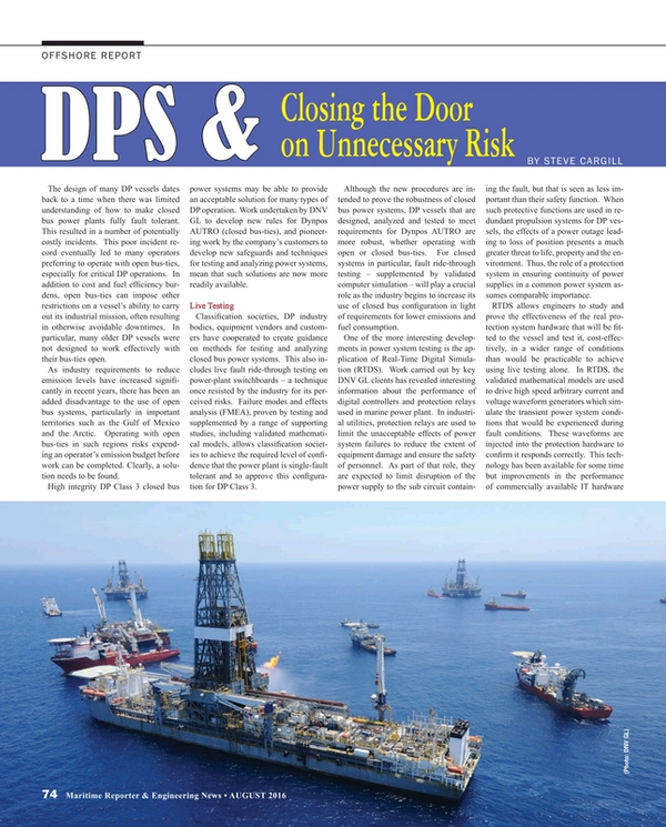 Maritime Reporter Magazine, page 74,  Aug 2016