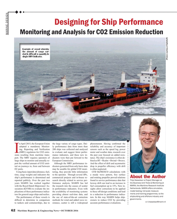 Maritime Reporter Magazine, page 62,  Oct 2016