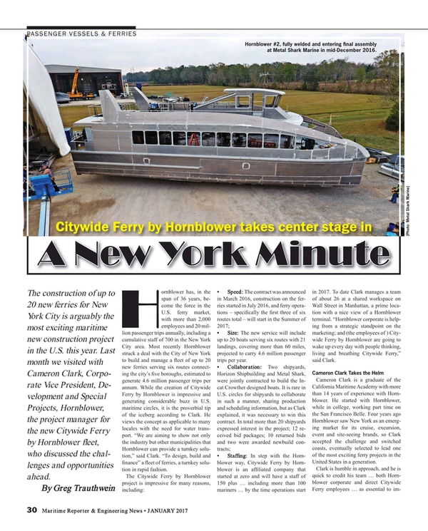 Maritime Reporter Magazine, page 30,  Jan 2017