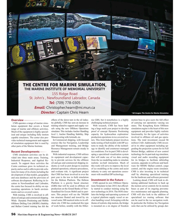 Maritime Reporter Magazine, page 56,  Mar 2017