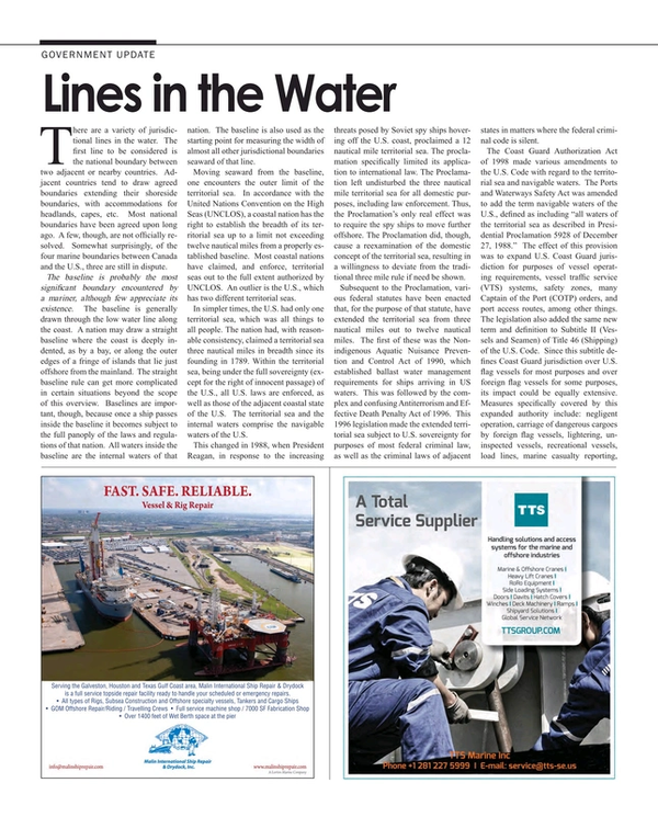Maritime Reporter Magazine, page 12,  Apr 2017