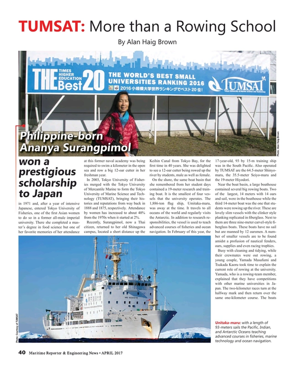 Maritime Reporter Magazine, page 40,  Apr 2017