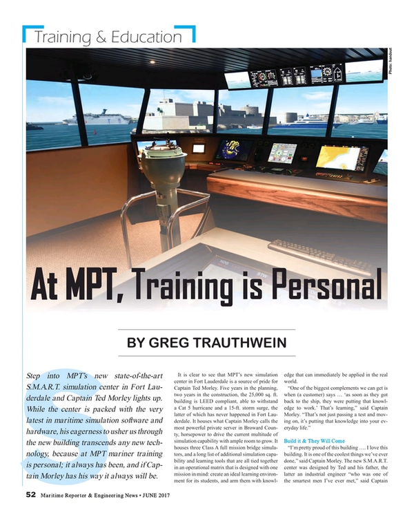 Maritime Reporter Magazine, page 52,  Jun 2017