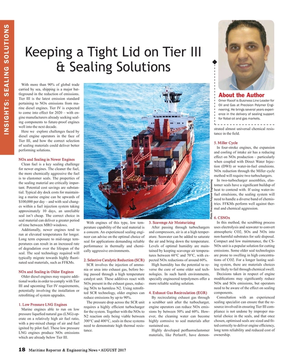 Maritime Reporter Magazine, page 18,  Aug 2017