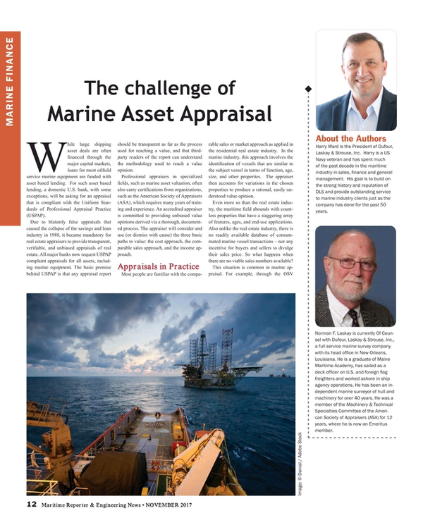 Maritime Reporter Magazine, page 12,  Nov 2017