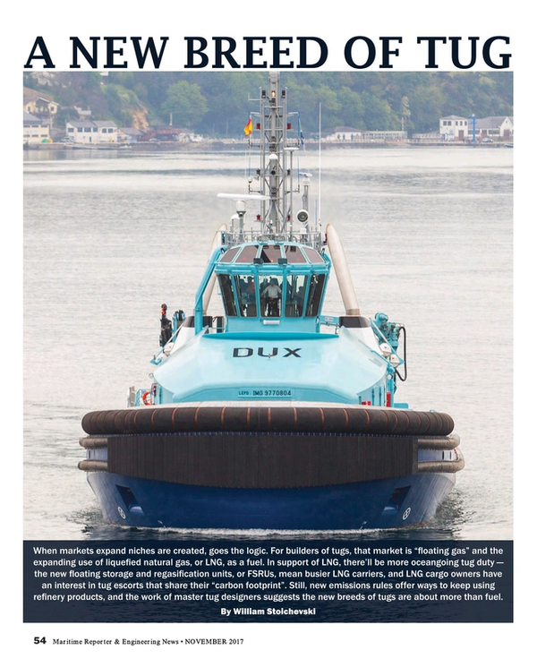 Maritime Reporter Magazine, page 54,  Nov 2017