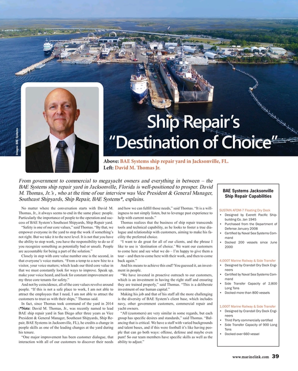 Maritime Reporter Magazine, page 39,  Jan 2018