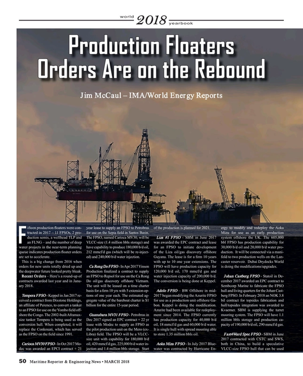 Maritime Reporter Magazine, page 50,  Mar 2018