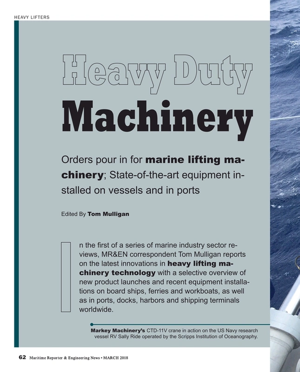 Maritime Reporter Magazine, page 62,  Mar 2018
