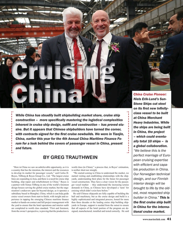 Maritime Reporter Magazine, page 41,  Jun 2018