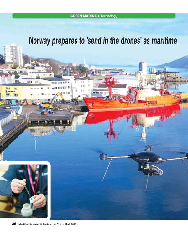 Maritime Reporter Magazine, page 28,  May 2019