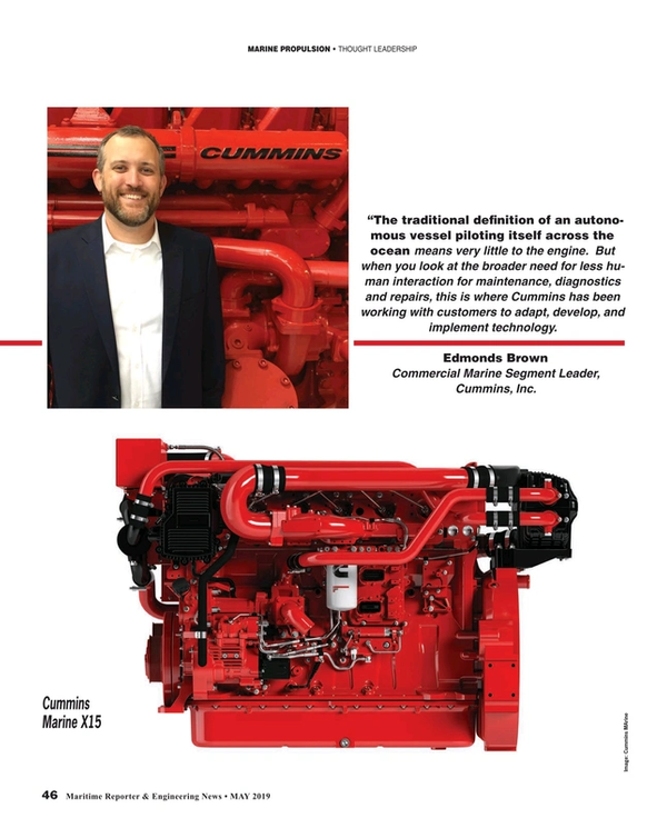 Maritime Reporter Magazine, page 46,  May 2019