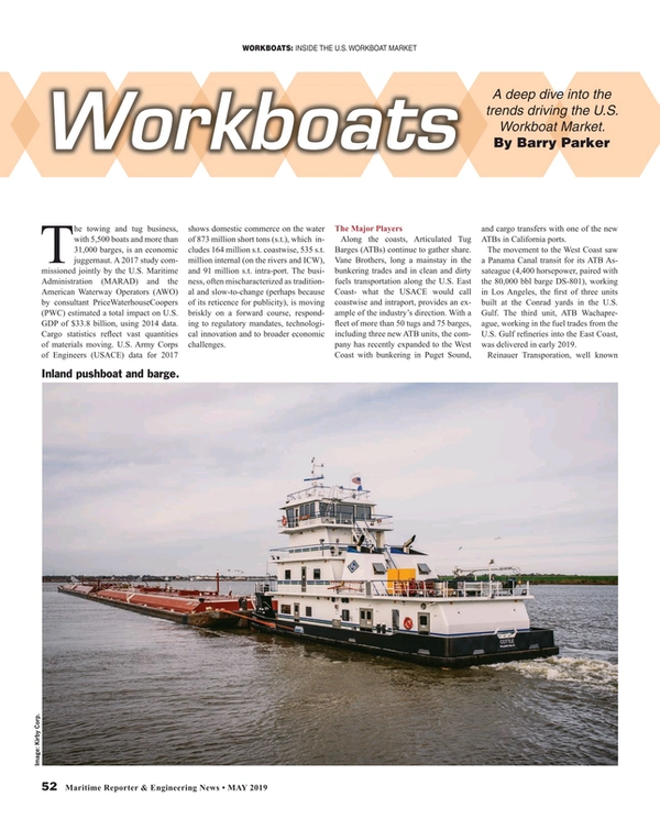 Maritime Reporter Magazine, page 52,  May 2019