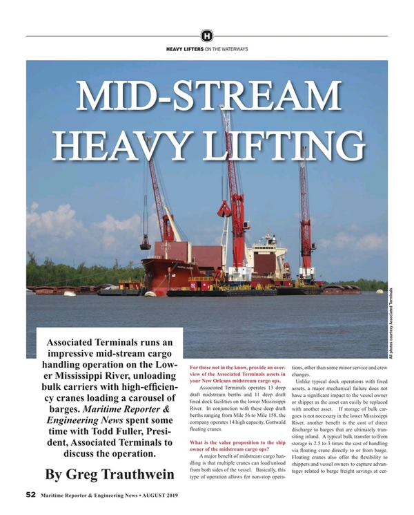 Maritime Reporter Magazine, page 52,  Aug 2019