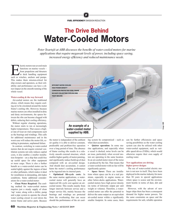 Maritime Reporter Magazine, page 60,  Aug 2019