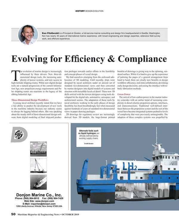 Maritime Reporter Magazine, page 50,  Oct 2019