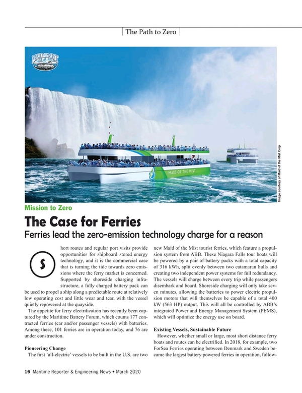 Maritime Reporter Magazine, page 16,  Mar 2020