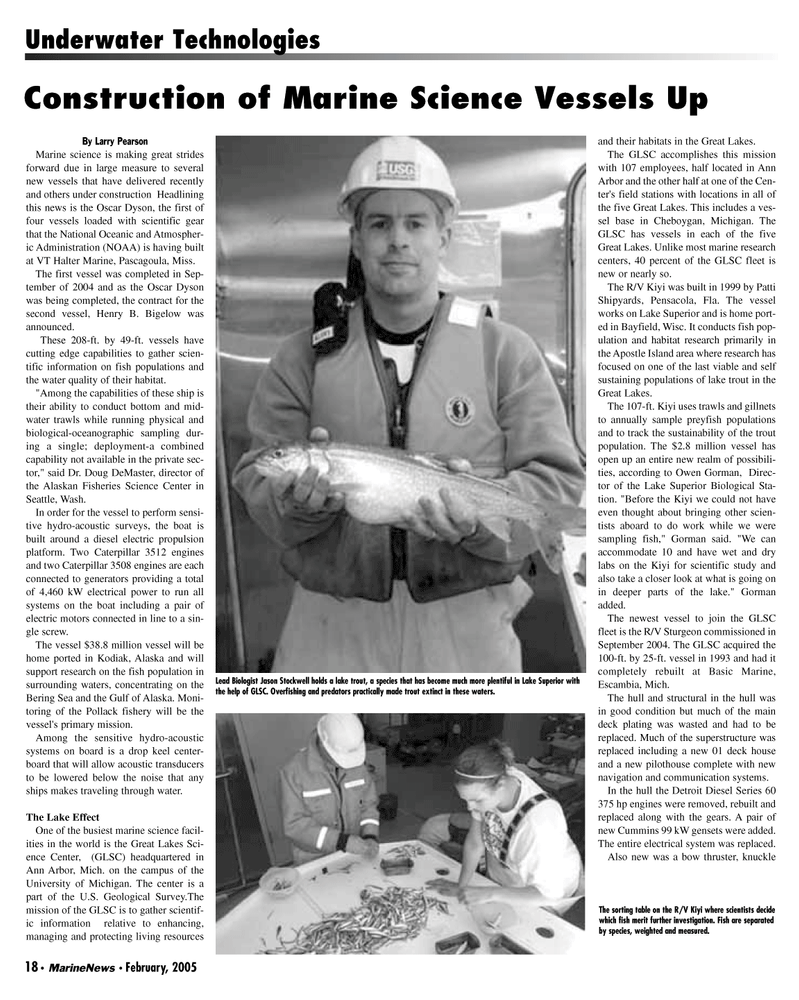 Marine News Magazine, page 18,  Feb 2005
