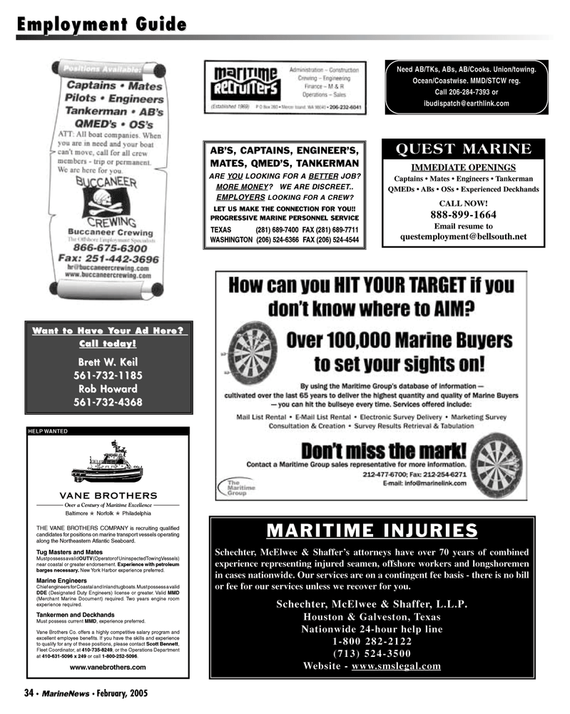 Marine News Magazine, page 34,  Feb 2005
