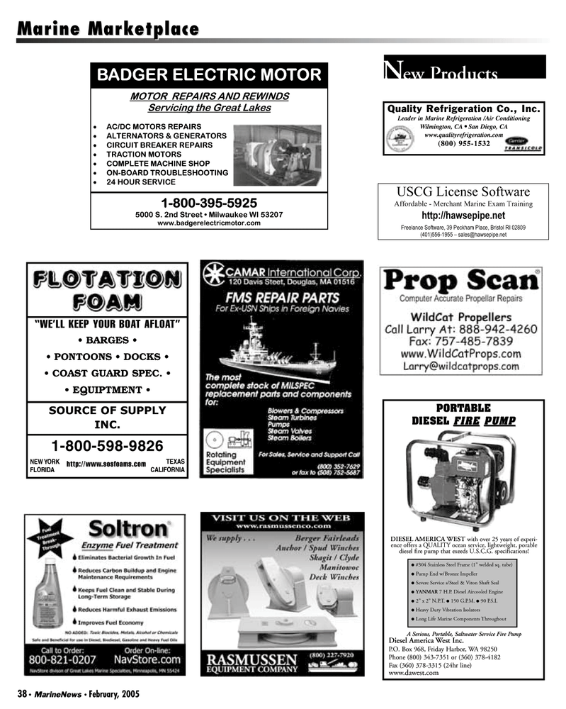 Marine News Magazine, page 38,  Feb 2005