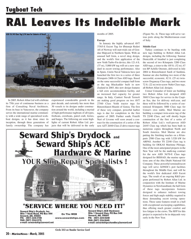 Marine News Magazine, page 20,  Mar 2005