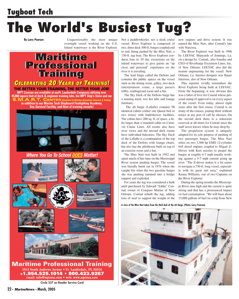 Marine News Magazine, page 22,  Mar 2005
