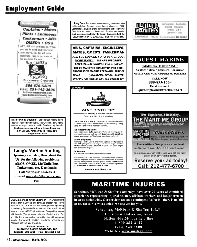 Marine News Magazine, page 42,  Mar 2005