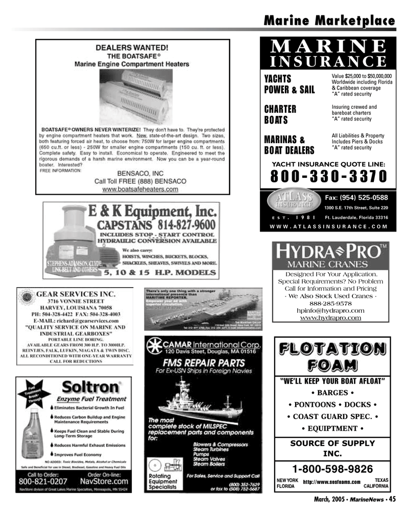 Marine News Magazine, page 45,  Mar 2005