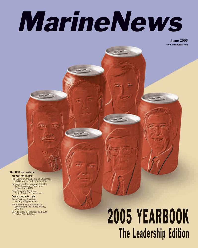 Marine News Magazine Cover Jun 2005 - 