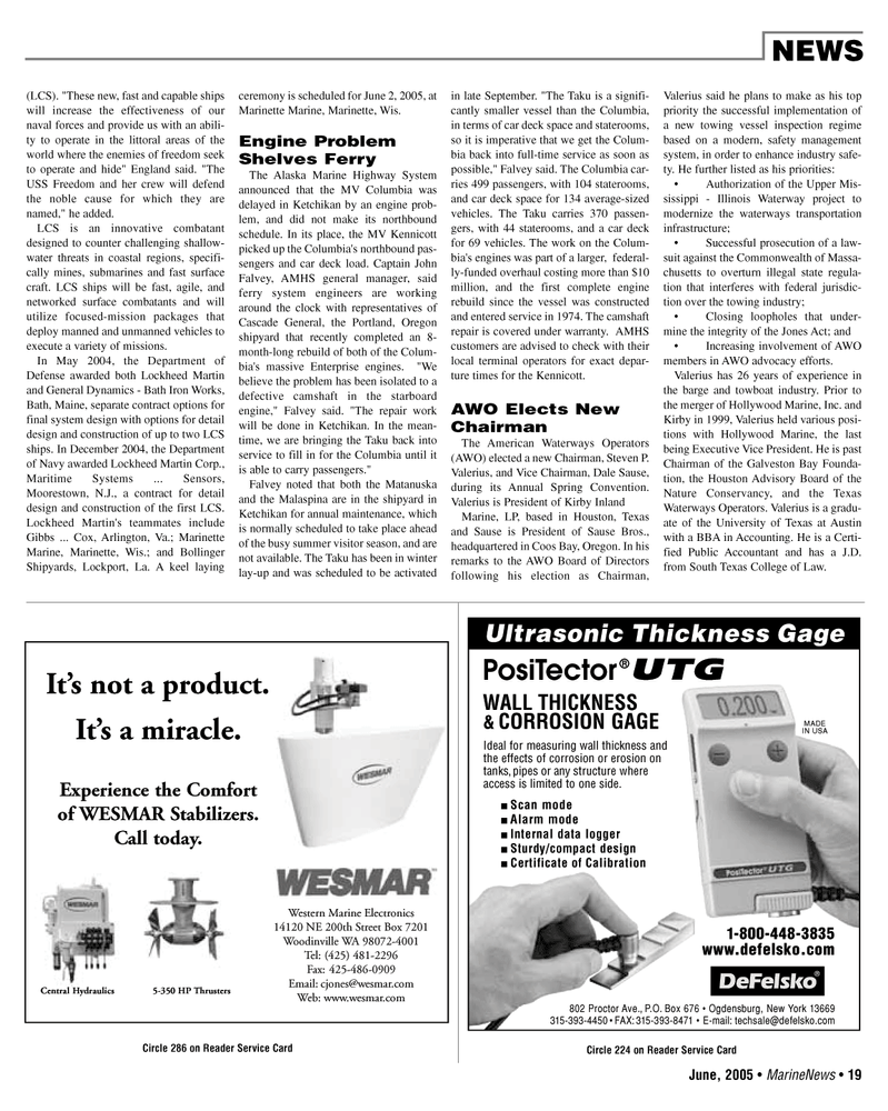 Marine News Magazine, page 19,  Jun 2005