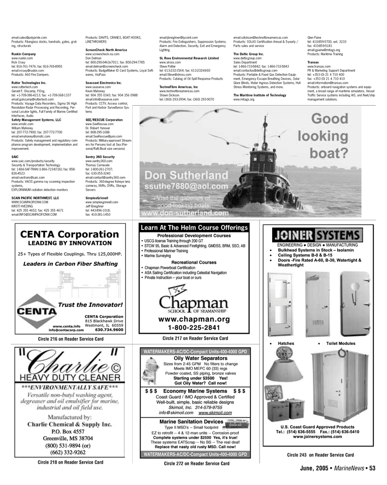 Marine News Magazine, page 53,  Jun 2005