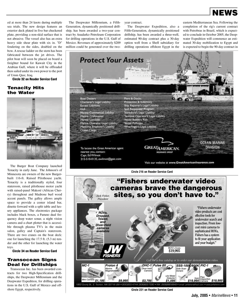 Marine News Magazine, page 11,  Jul 2005