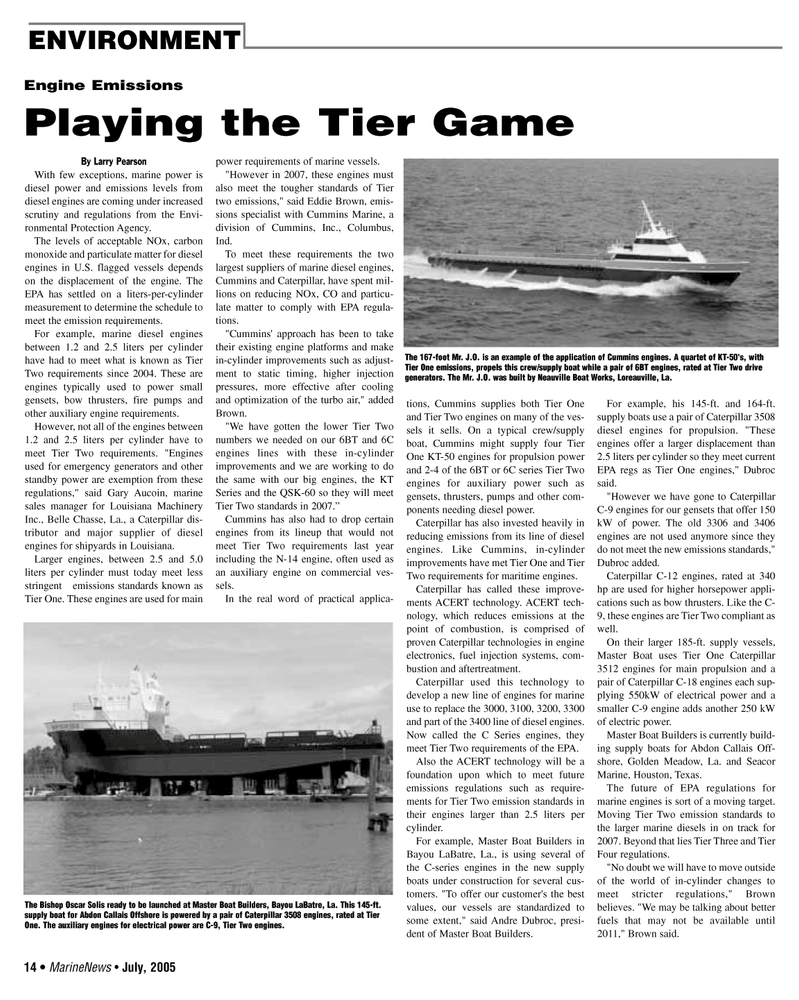 Marine News Magazine, page 14,  Jul 2005