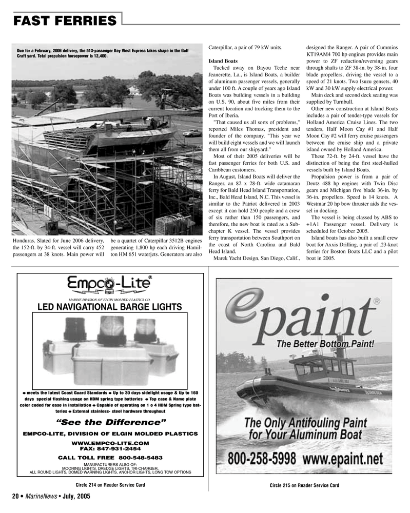 Marine News Magazine, page 20,  Jul 2005