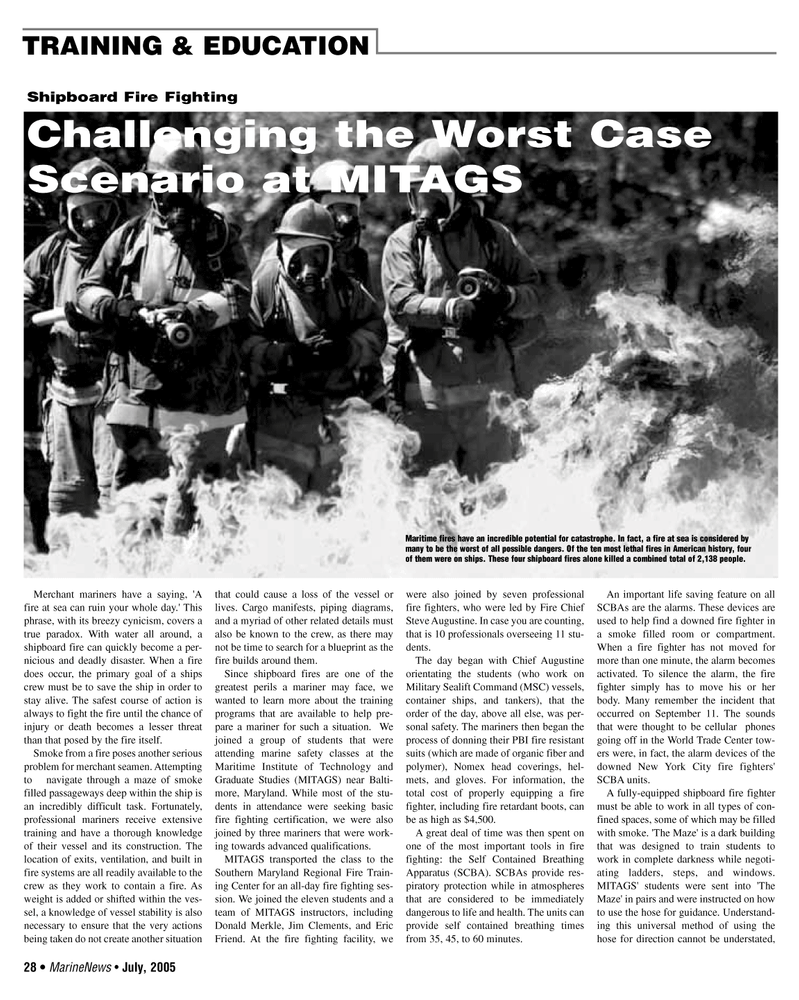 Marine News Magazine, page 28,  Jul 2005