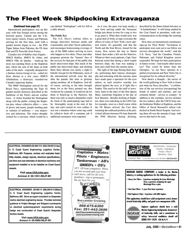 Marine News Magazine, page 41,  Jul 2005