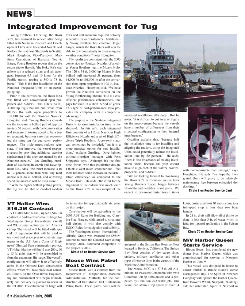 Marine News Magazine, page 6,  Jul 2005
