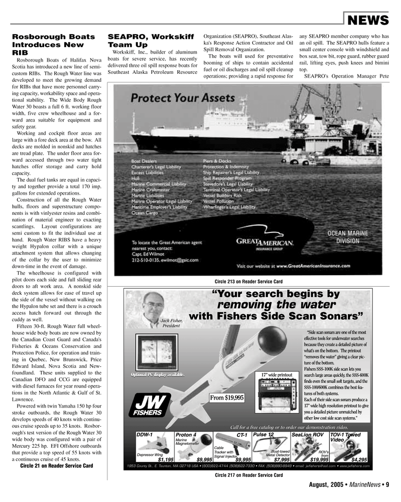 Marine News Magazine, page 9,  Aug 2005