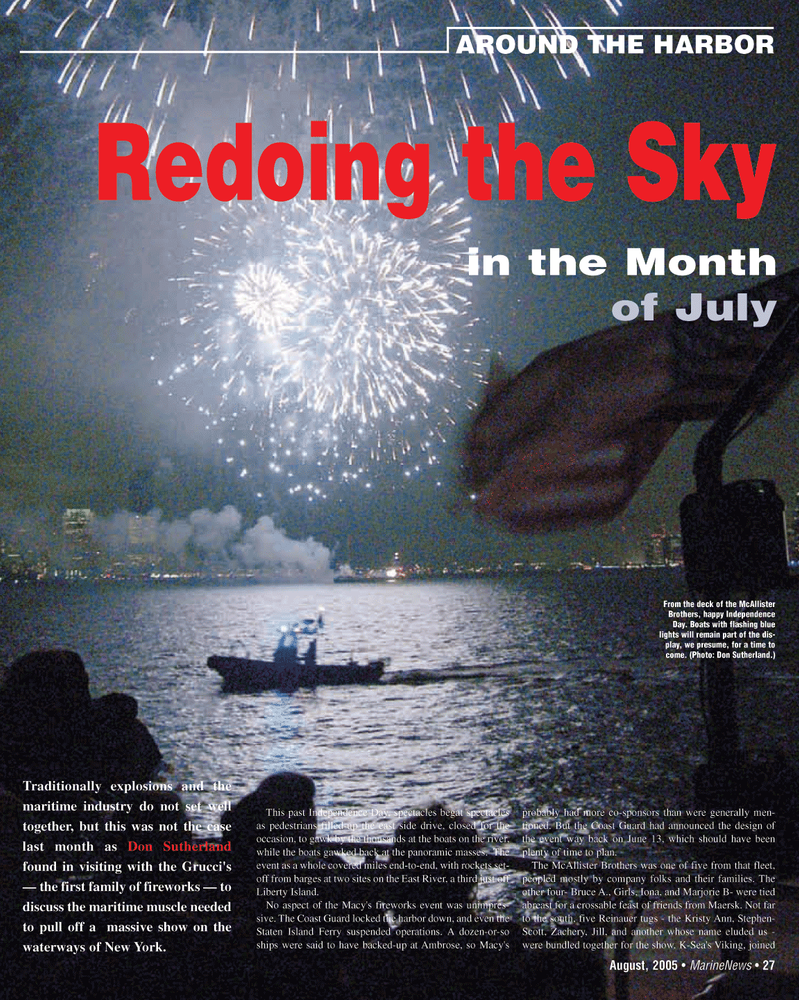 Marine News Magazine, page 27,  Aug 2005