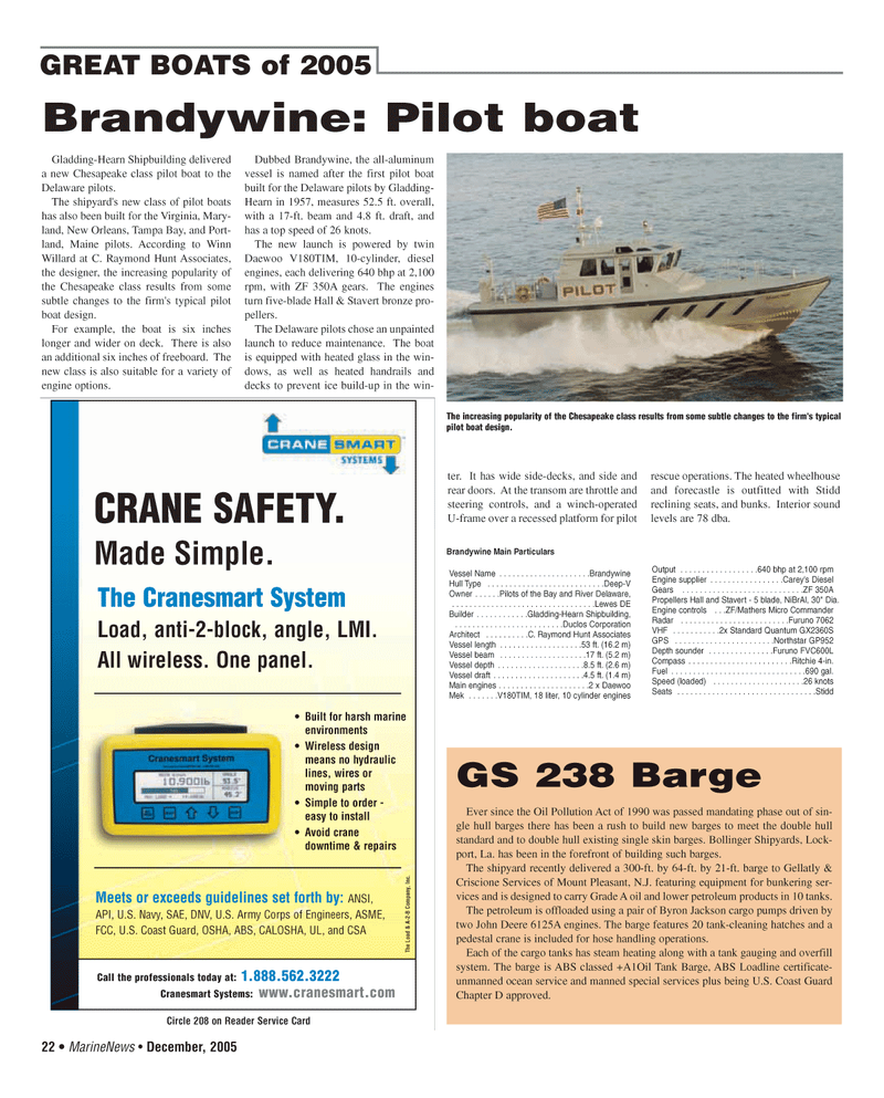 Marine News Magazine, page 22,  Dec 2005